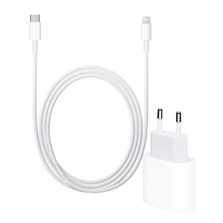 Kit Chargeur Câble USB-C / Lightning 20W (Apple) - Vrac — Apple · Smarty Paris 18e